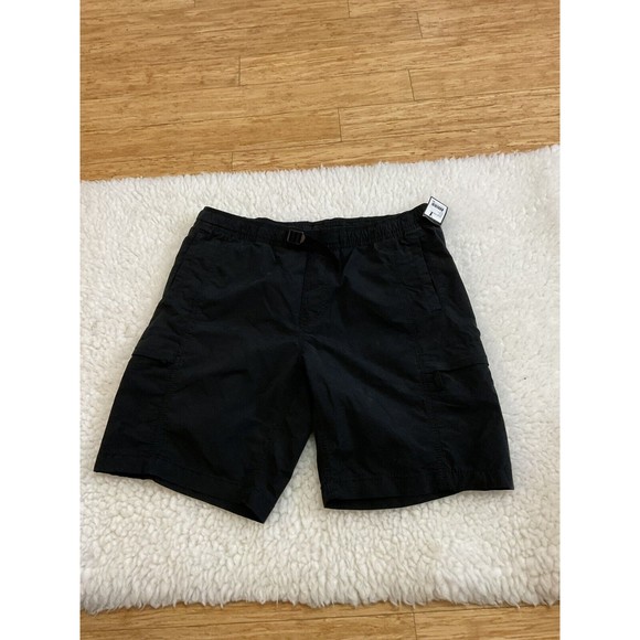 Union Native Spirit & Soul Men's Black Shorts Large Cargo Elastic waist New - Picture 2 of 10